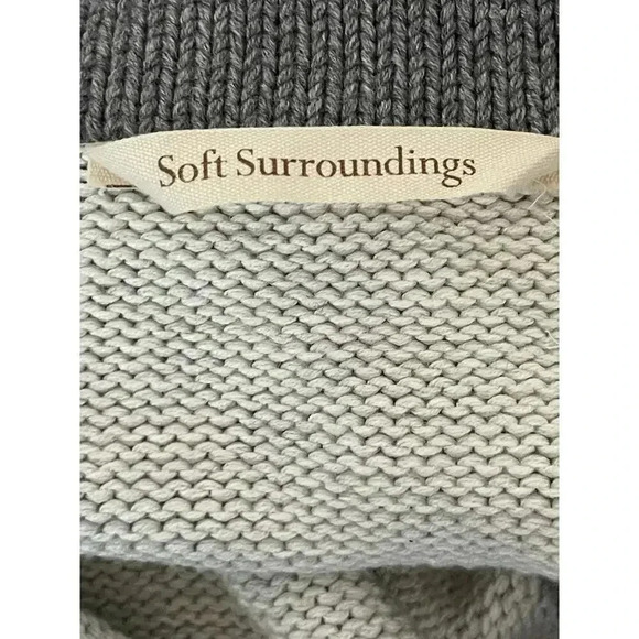 Soft Surroundings cowl neck tunic sweater size M - Picture 7 of 9